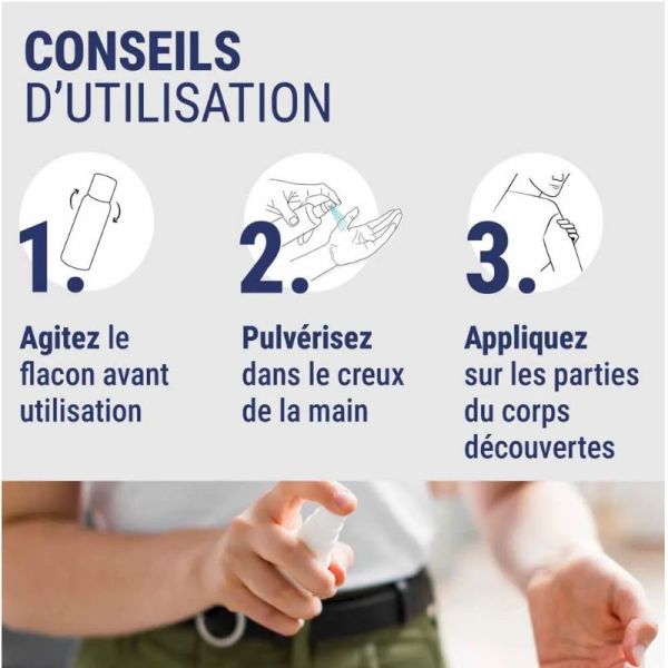 Insect Ecran peau anti moustiques famille zone tempérée jusqu'à 6h 100ml