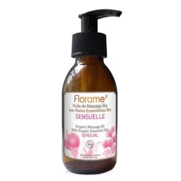 Florame Huile Massage Sensuelle Bio 120ml