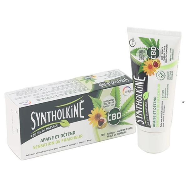 Syntholkiné Gel de massage CBD 50 ml