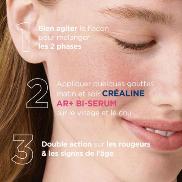 Bioderma Crealine AR+ Bi-Sérum peaux sensibles réactives 30 ml