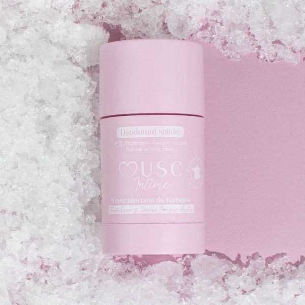 Musc Intime Musc Blanc déodorant solide au musc blanc 50g