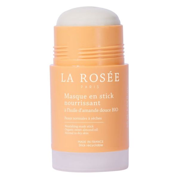 La Rosée masque en stick huile amande bio peau normale 50g