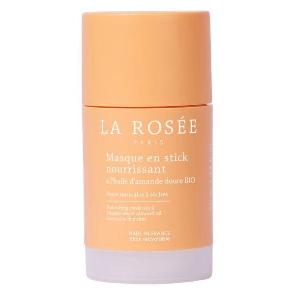 La Rosée masque en stick huile amande bio peau normale 50g
