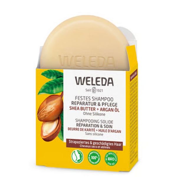 Weleda shampooing solide réparation & soin 50g