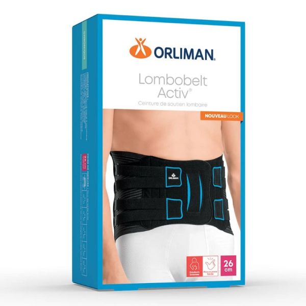 Orliman Lombobelt Activ ceinture de soutien lombaire H21cm T4