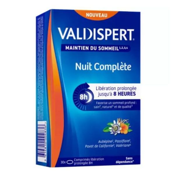 Valdispert nuit complète 30 comprimés
