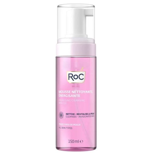 Roc nettoyant visage mousse nettoyante energisante 150ml