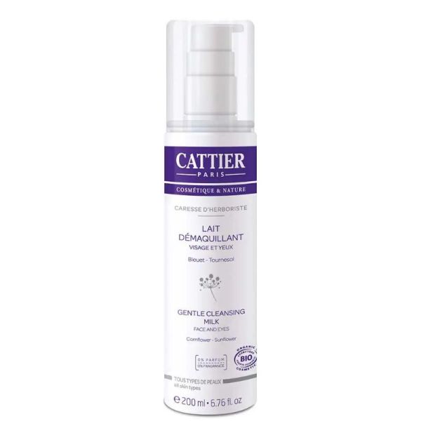 Cattier Caresse d'herboriste lait démaquillant Bio 200 ml