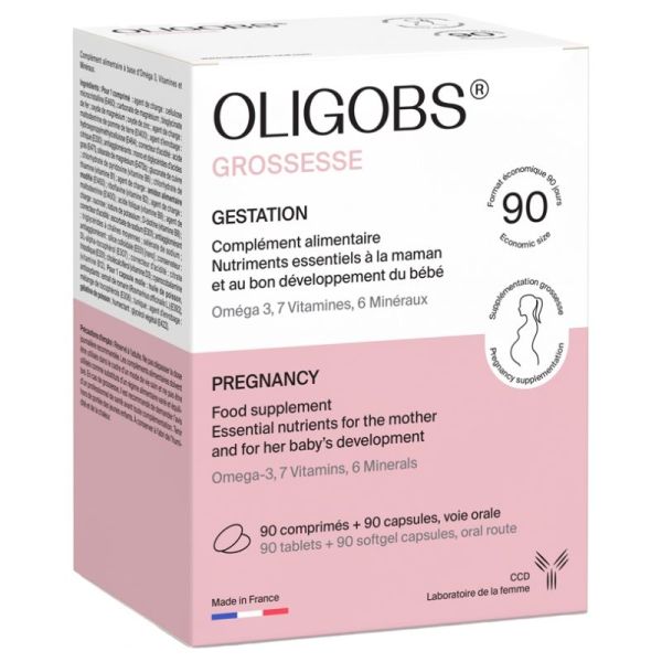 Oligobs Grossesse 90 Comprimés + 90 Capsules