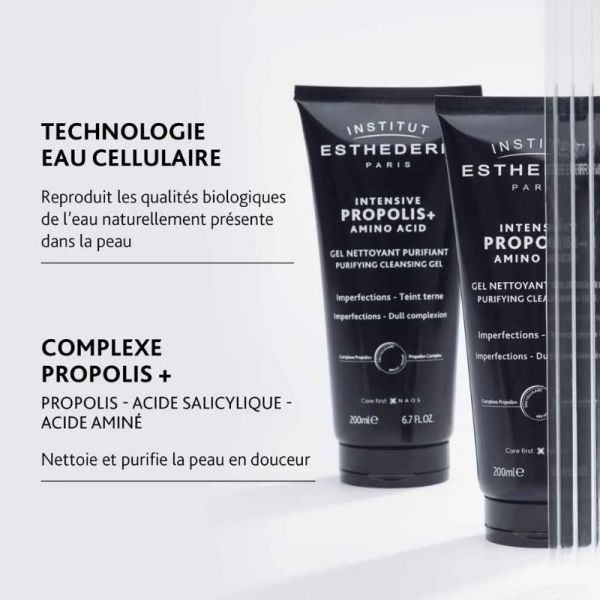 Institut Esthederm Intensive Propolis+ gel nettoyant purifiant imperfections et teint terne 50ml