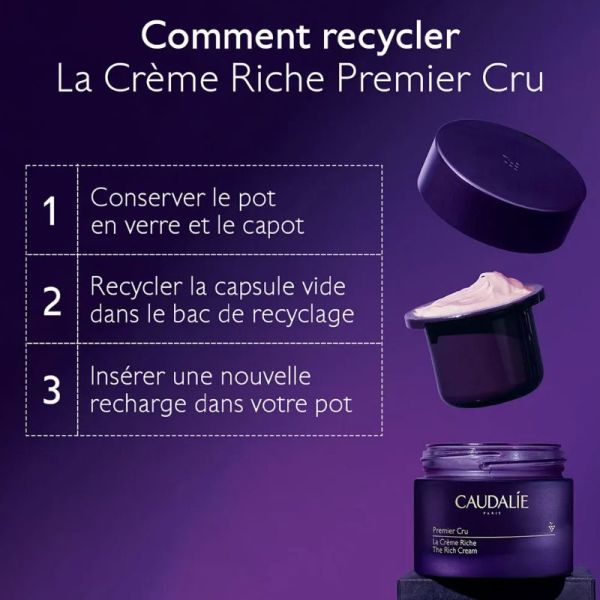 Caudalie Premier Cru la crème riche anti-âge recharge 50ml