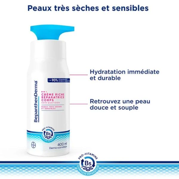 Bepanthen Derma crème riche réparatrice 400ml