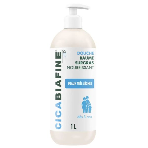 CicaBiafine douche baume surgras nourrissant 1 litre
