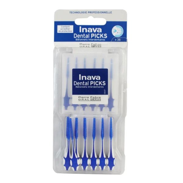 Inava bâtonnets interdentaires x36 dental picks
