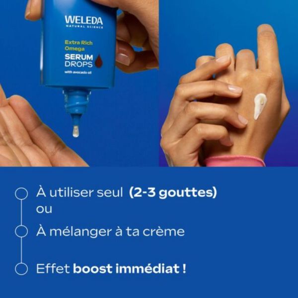 Weleda Drops sérum Booster Extra Rich Omega 30ml