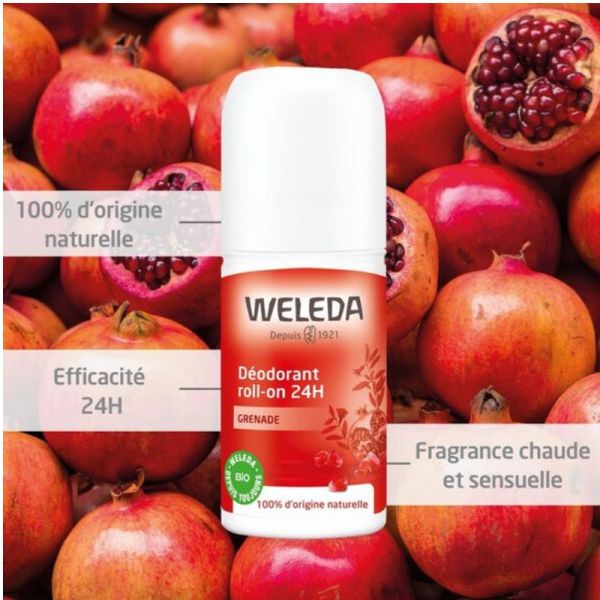 Weleda déodorant  Grenade roll-on 2 x 50ml