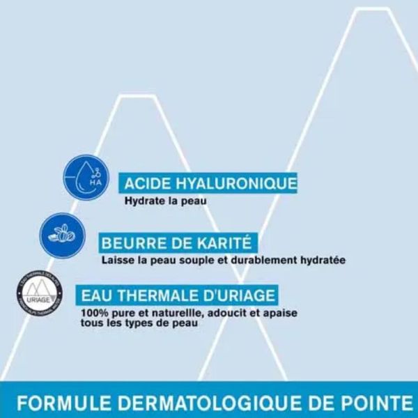 Uriage Eau Thermale lait velouté hydratation corps 200ml