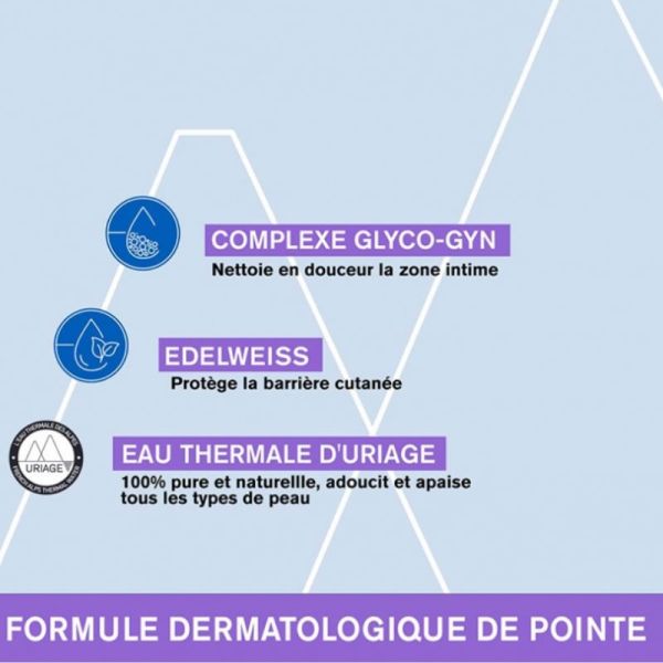 Uriage Gyn-Phy brume nettoyante hygiène Intime 50ml