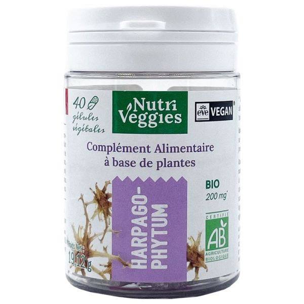Nutriveggies Harpagophytum Bio 40 Gélules