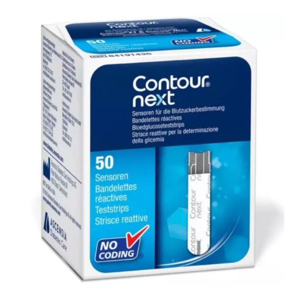 Bayer Ascensia Contour Next Bandelettes Réactives 100 Bandelettes