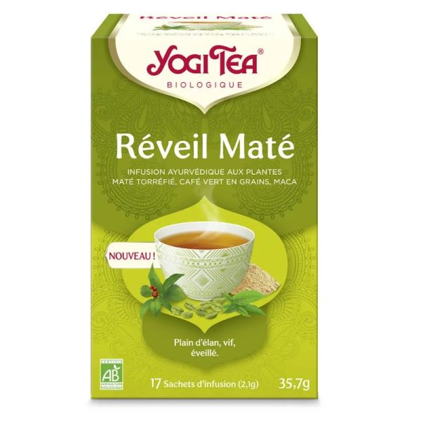 Yogi Tea Réveil Maté 17 sachets