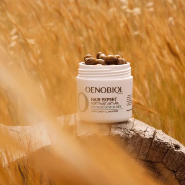 Oenobiol Hair Expert fortifiant anti-âge cheveux dévitalisés 30 capsules