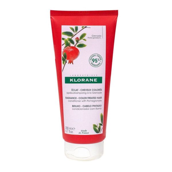 Après-shampooing éclat grenade cheveux colorés 200ml