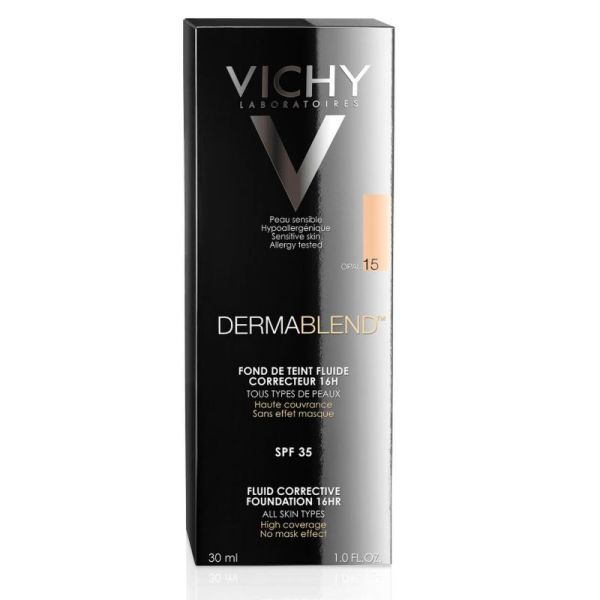 Vichy Dermablend fond de teint fluide correcteur 16H 15 Opal 30ml
