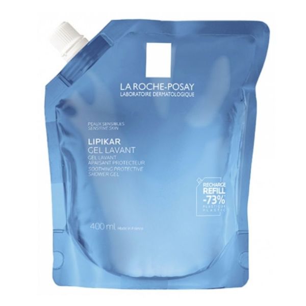 Roche-Posay Lipikar gel lavant gel douche apaisant protecteur éco-recharge 400 ml