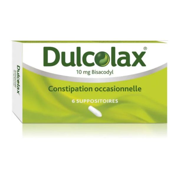 Dulcolax 10 mg 6 Suppositoires