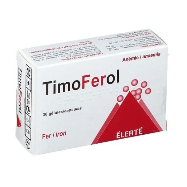 Timoferol Fer 30 gélules