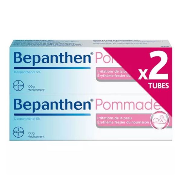 Bepanthen 5% pommade 2 tubes 100 g