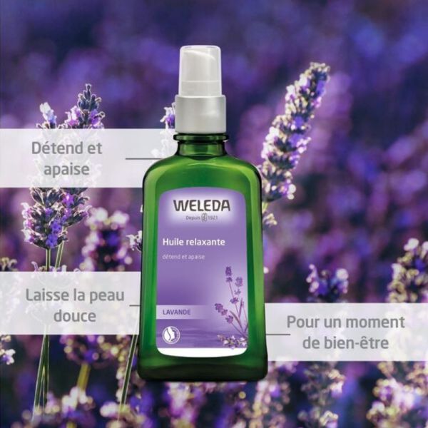 Weleda huile relaxante à la lavande 100ml