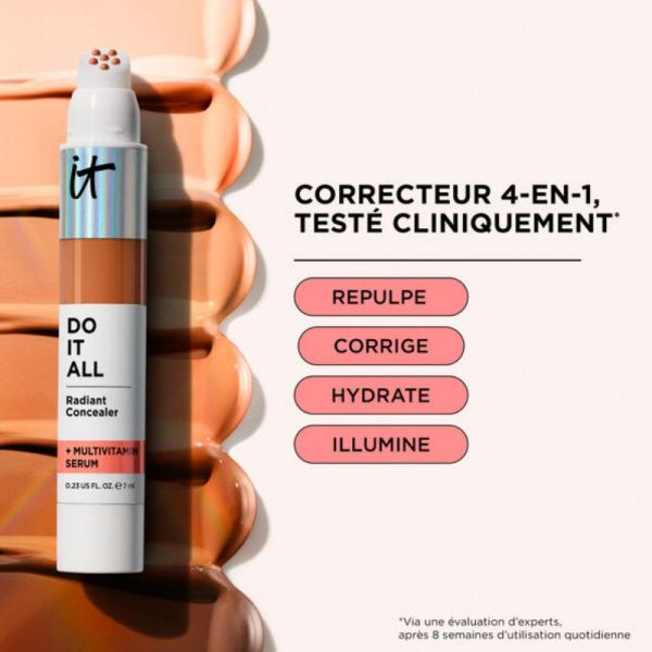 It Cosmetics Do-It-All Correcteur + Boosteur d'éclat medium tan warm 7ml