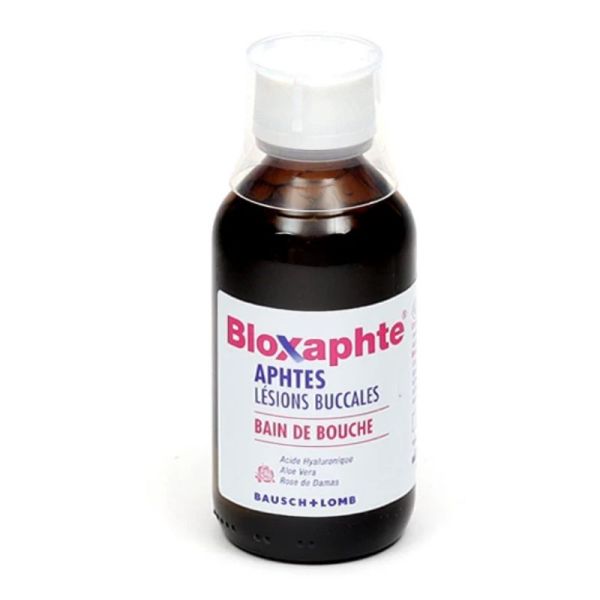 Bausch & Lomb BloXaphte nain de bouche aphtes lésions buccales 100ml