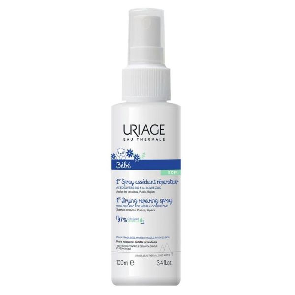 Uriage Bébé 1er Spray asséchant réparateur 100ml