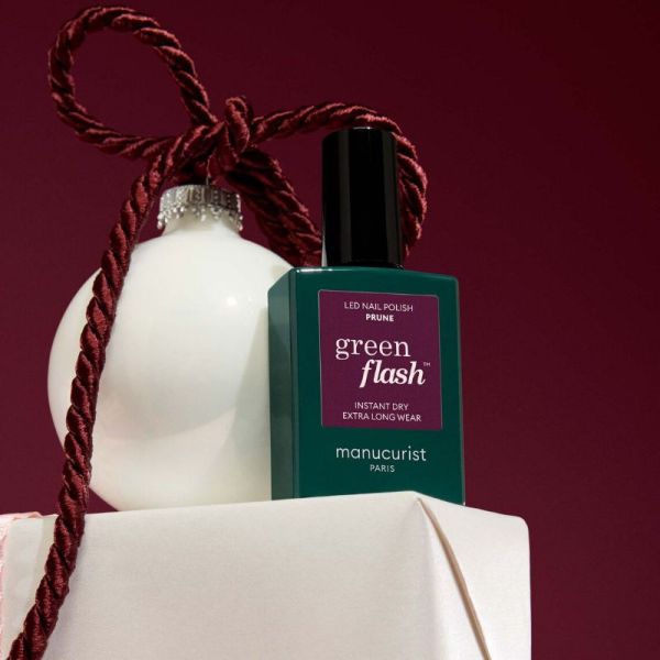 Manucurist Green Flash Vernis semi permanent Prune15 ml