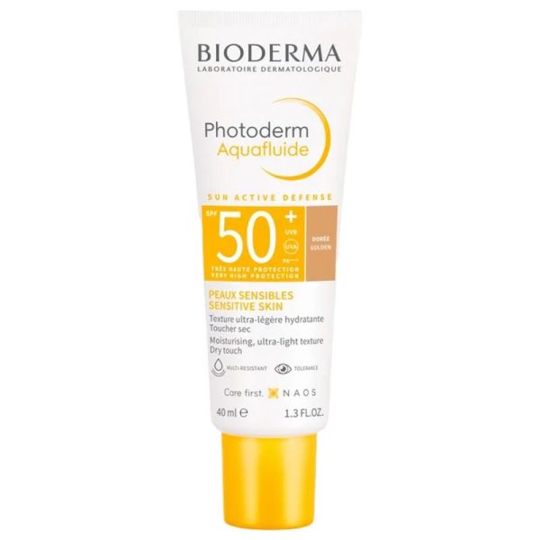Photoderm Aquafluide Sun Active Defense SPF50+ Dorée 40 ml