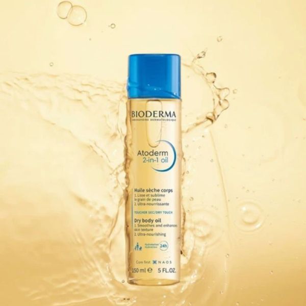 Bioderma Atoderm 2-in-1 Oil huile sèche corps 150ml