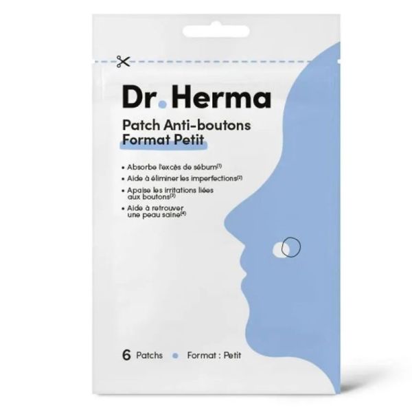 Dr. Herma patch anti-boutons format petit 6  Patchs