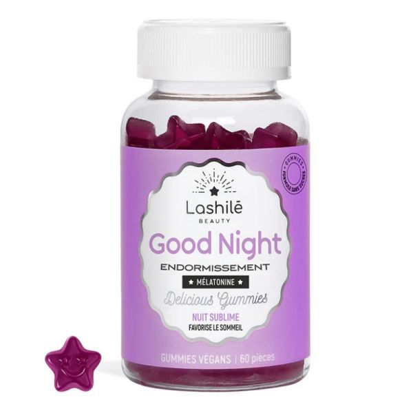 Lashilé Beauty Good Night nuit sublime 60 gummies