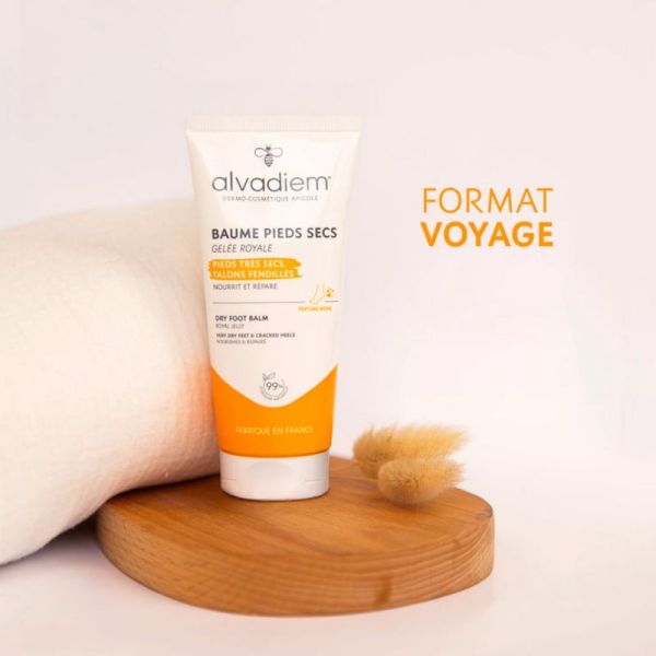Alvadiem baume pieds secs à la gelée royale 75ml