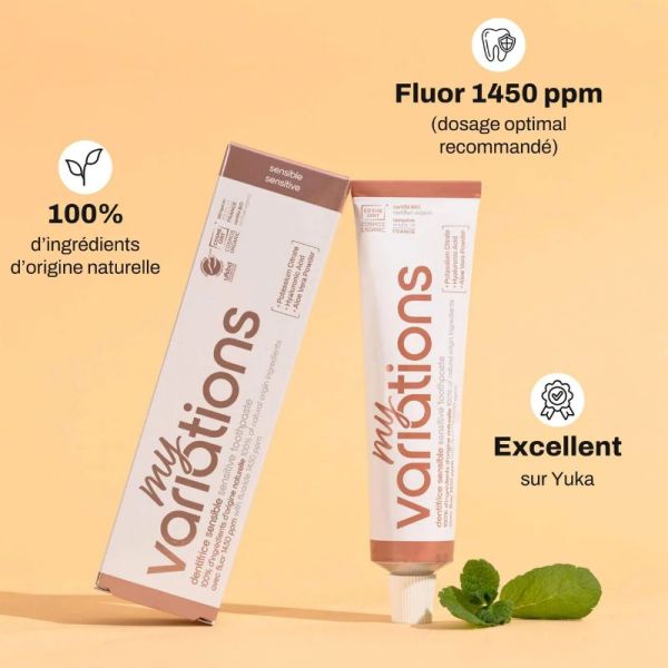 MyVariations dentifrice sensible Bio 75ml