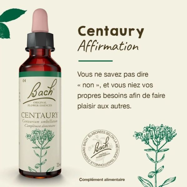 Fleurs de Bach Original Centaury 20ml