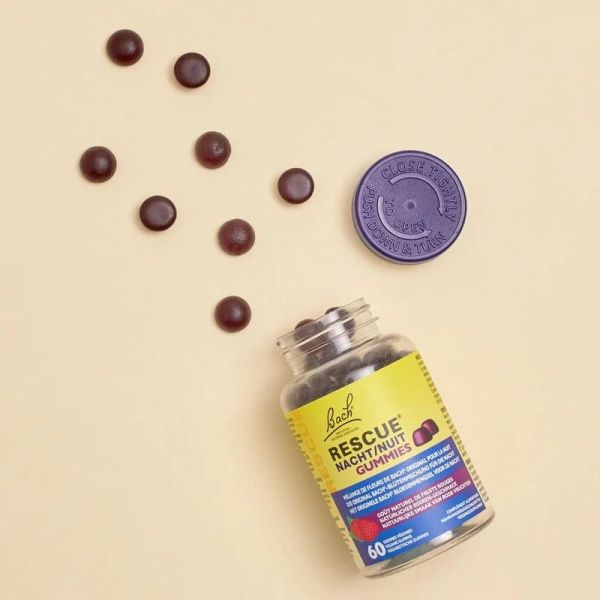 Bach Rescue nuit fruits rouges gummies 100g