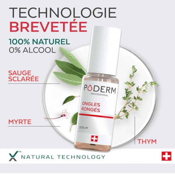 Poderm croissance ongles rongés 8ml