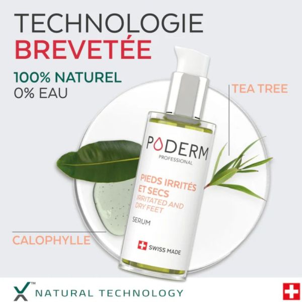 Poderm sérum pied Irrités et secs 75ml
