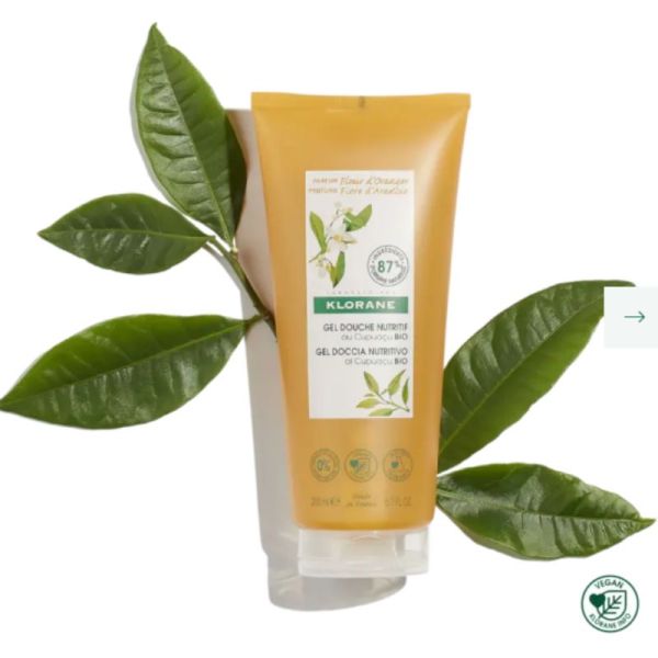 Klorane Fleur d'Oranger Bio crème douche nutritive 200ml