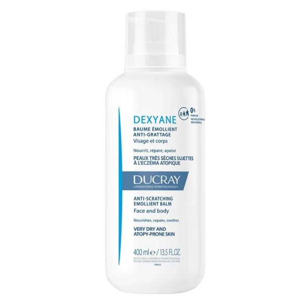 Ducray Dexyane baume émollient peaux très sèches 400ml