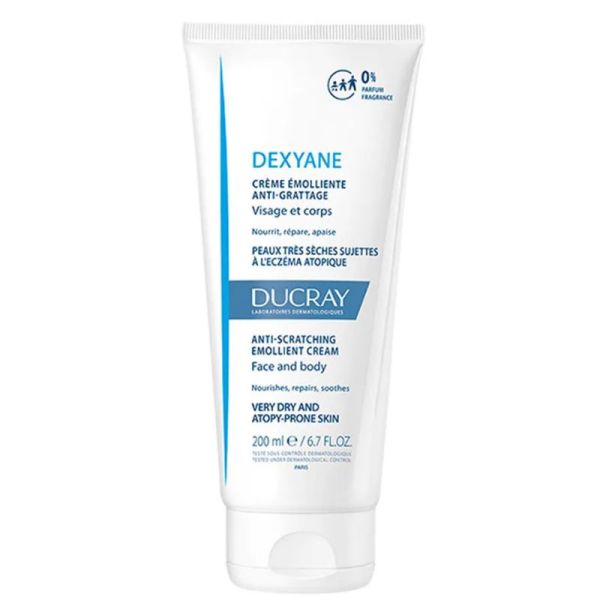 Ducray Dexyane crème émolliente anti-grattage 200 ml